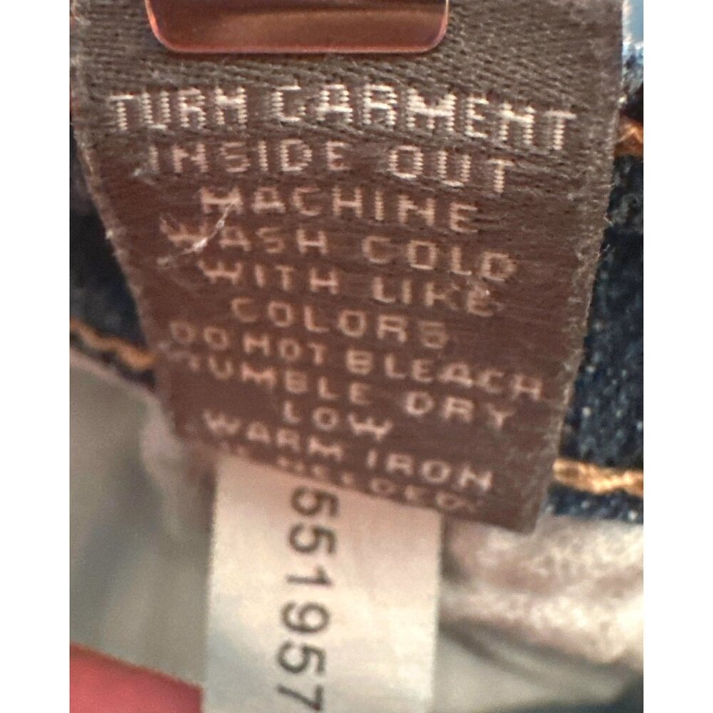 Abercrombie Fitch Size 0 Y2K Stretch Bootcut Jeans Low Rise Vintage Denim - Picture 8 of 12